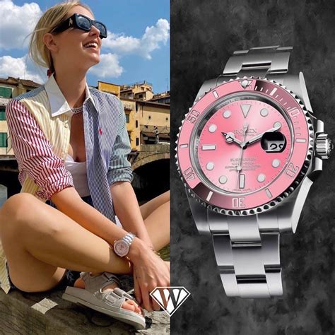 rolex ferragni rosa|Chiara Ferragni Pink Rolex Watch.